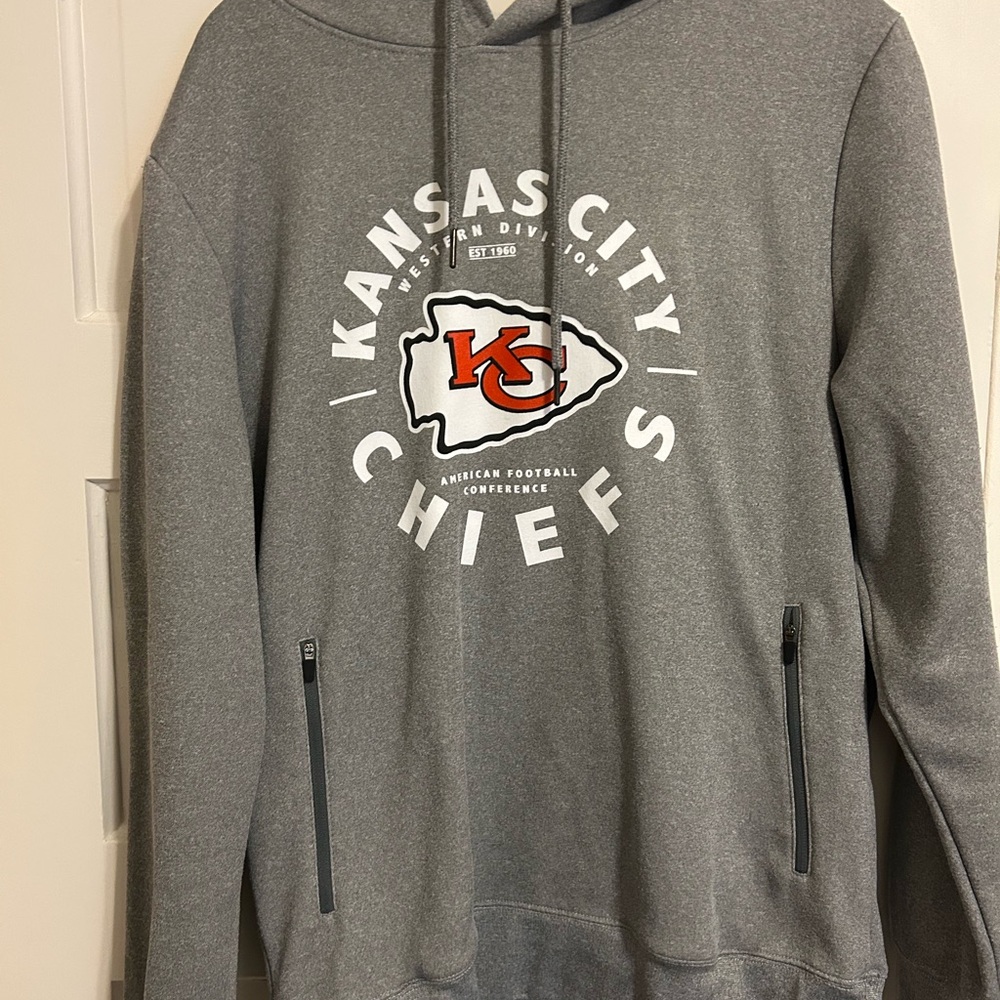 Kansas City Chiefs Gray Hoodie